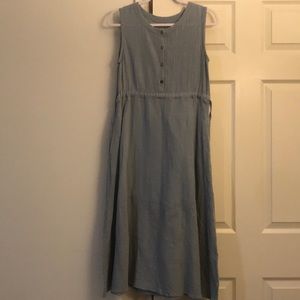 Light Blue Flax Dress